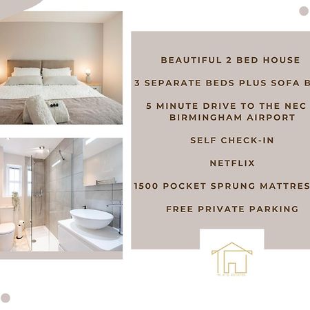 Stunning Abode 5 Min From Nec & Bhx, Pets Allowed Marston Green Exterior photo